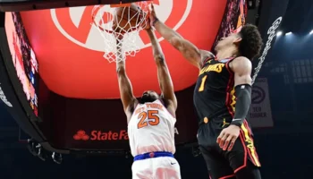 NBA playoffs Knicks Hawks