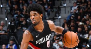 Scoot Henderson Blazers Spurs