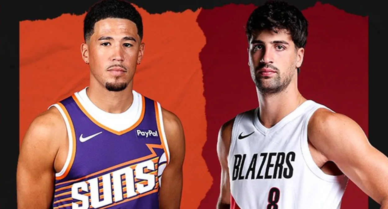 NBA Suns Blazers play