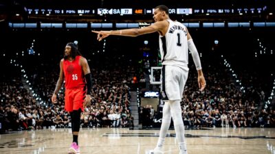 Com Victor Wembanyama, Spurs fecha série contra Blazers