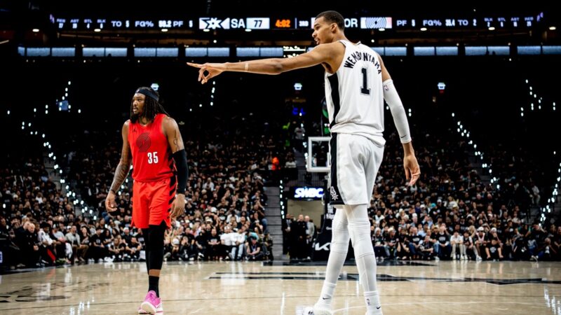 Victor Wembanyama Spurs Blazers