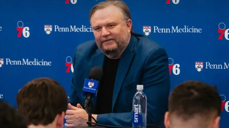 NBA 76ers Daryl Morey