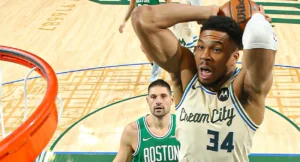 Giannis Antetokounmpo 76ers Celtics