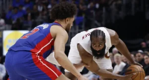 James Harden Cavaliers Pistons