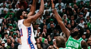 Joel Embiid 76ers Celtics
