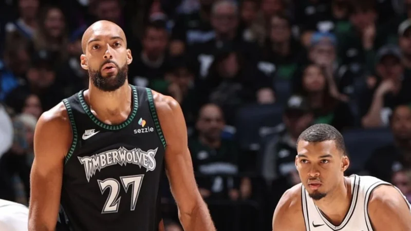 Rudy Gobert Timberwolves Spurs