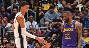 LeBron James Victor Wembanyama