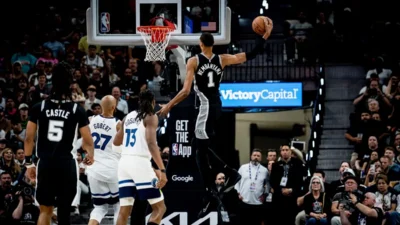 Victor Wembanyama comanda jogo 5 e Spurs vence Timberwolves