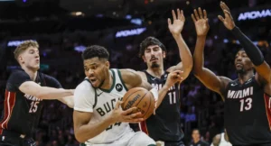 Giannis Antetokounmpo NBA Heat