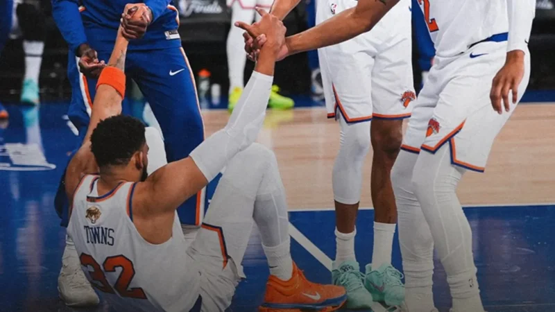 Knicks Towns Spurs torcedores