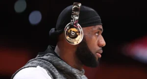 Heat Warriors LeBron James