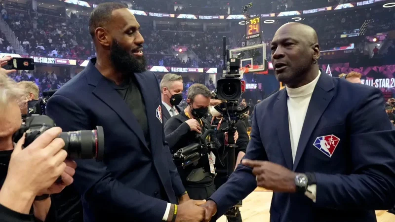 LeBron James Michael Jordan