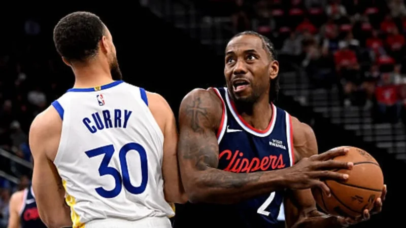 Kawhi Leonard Heat Warriors