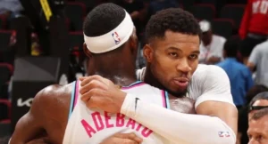 Bam Adebayo Giannis Antetokounmpo