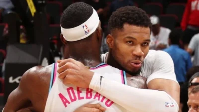 Bam Adebayo Giannis Antetokounmpo