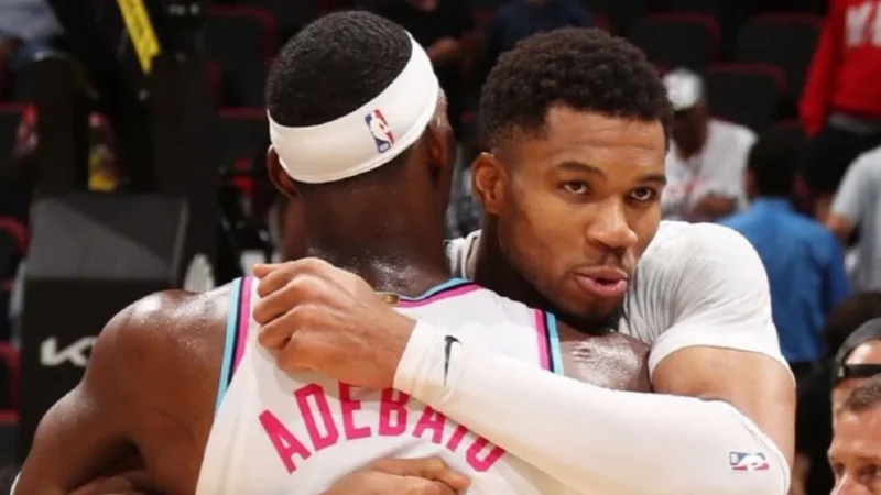 Bam Adebayo Giannis Antetokounmpo