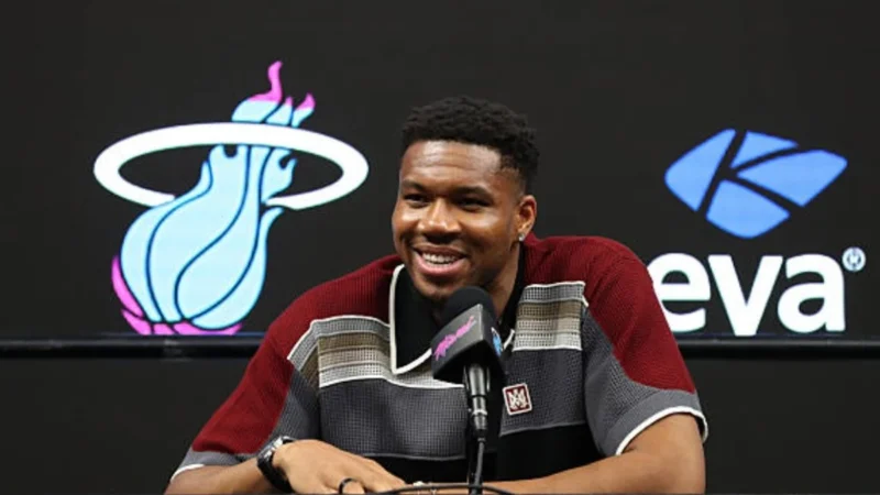 Giannis Antetokounmpo Bucks Heat