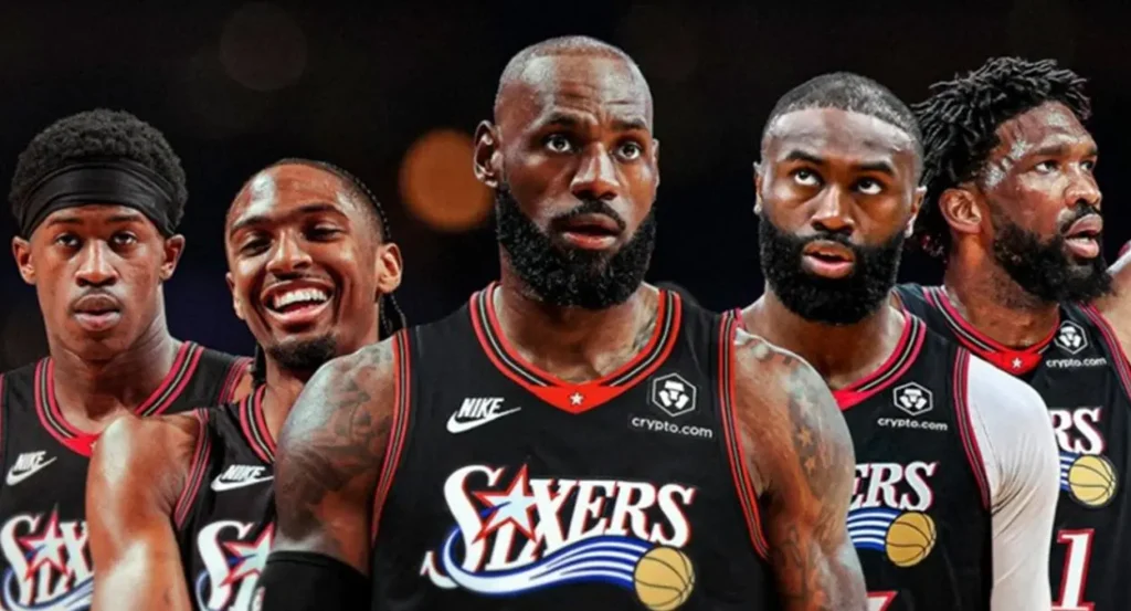 LeBron James contrato 76ers