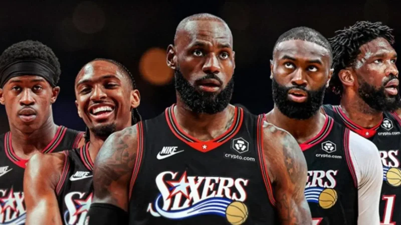 LeBron James contrato 76ers