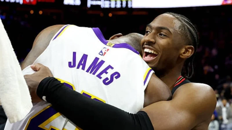 LeBron James Tyrese Maxey