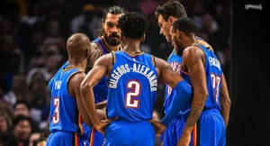 Campeão NBA Thunder tank