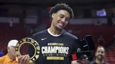 Yaxel Lendeborg Warriors campeão