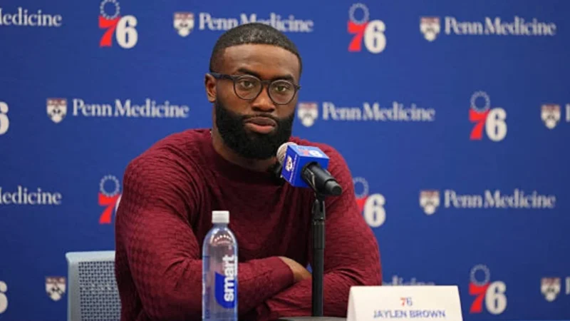 NBA Jaylen Brown 76ers