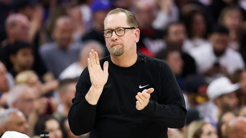 76ers Nick Nurse armador