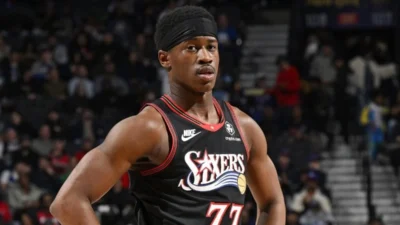 NBA 76ers VJ Edgecombe