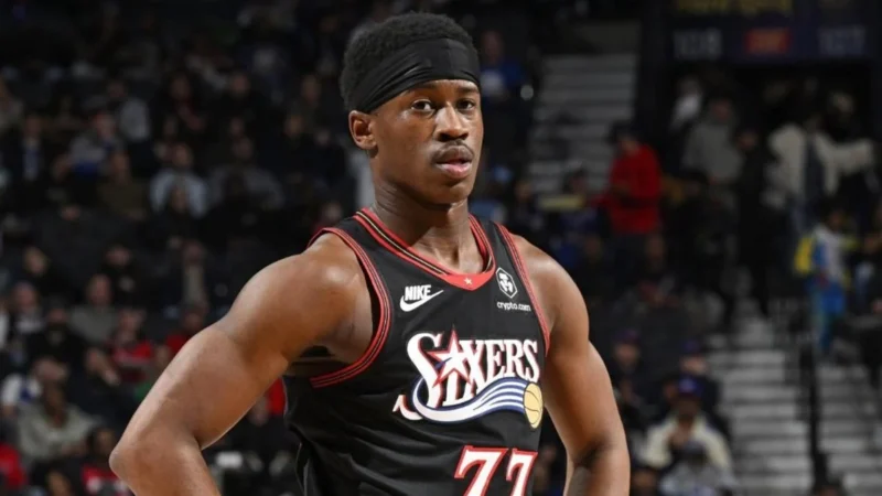NBA 76ers VJ Edgecombe